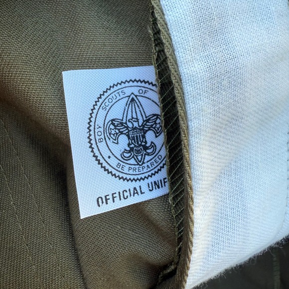 Vintage‎ Boy Scouts of America Official Uniform Shorts Olive Green Size 40 NWT - Picture 7 of 7